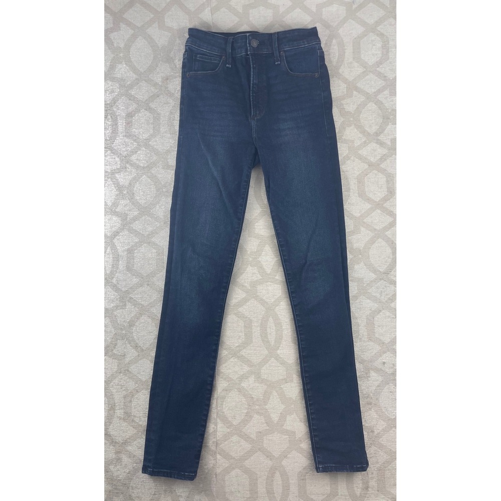 Abercrombie & Fitch Simone Jeans Womens 24 00L Dark Wash High Rise Ankle Skinny